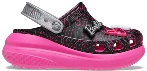 Crocs Crush Clog Barbie Black Pink