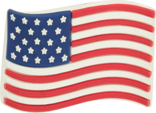 American on sale flag crocs