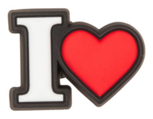 I Heart Jibbitz Shoe Charms Crocs