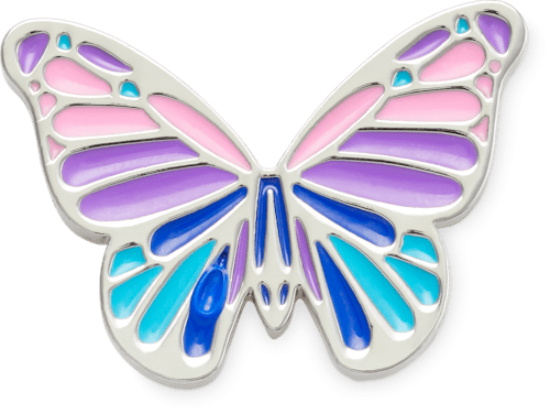 Crocs top butterfly jibbitz
