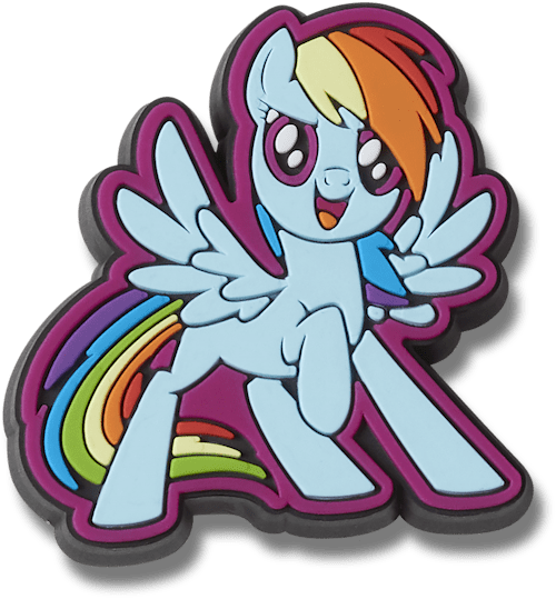 My Little Pony Rainbow Dash Jibbitz charms Crocs