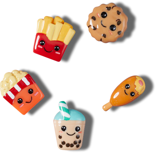 Food top croc charms