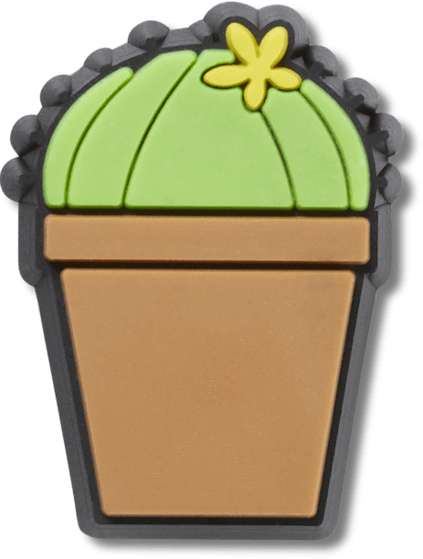 Cactus top croc charm