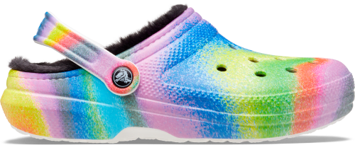 Classic Fur Lined Spray Dye Clog Crocs