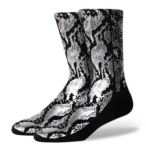 Black snakeskin crocs store