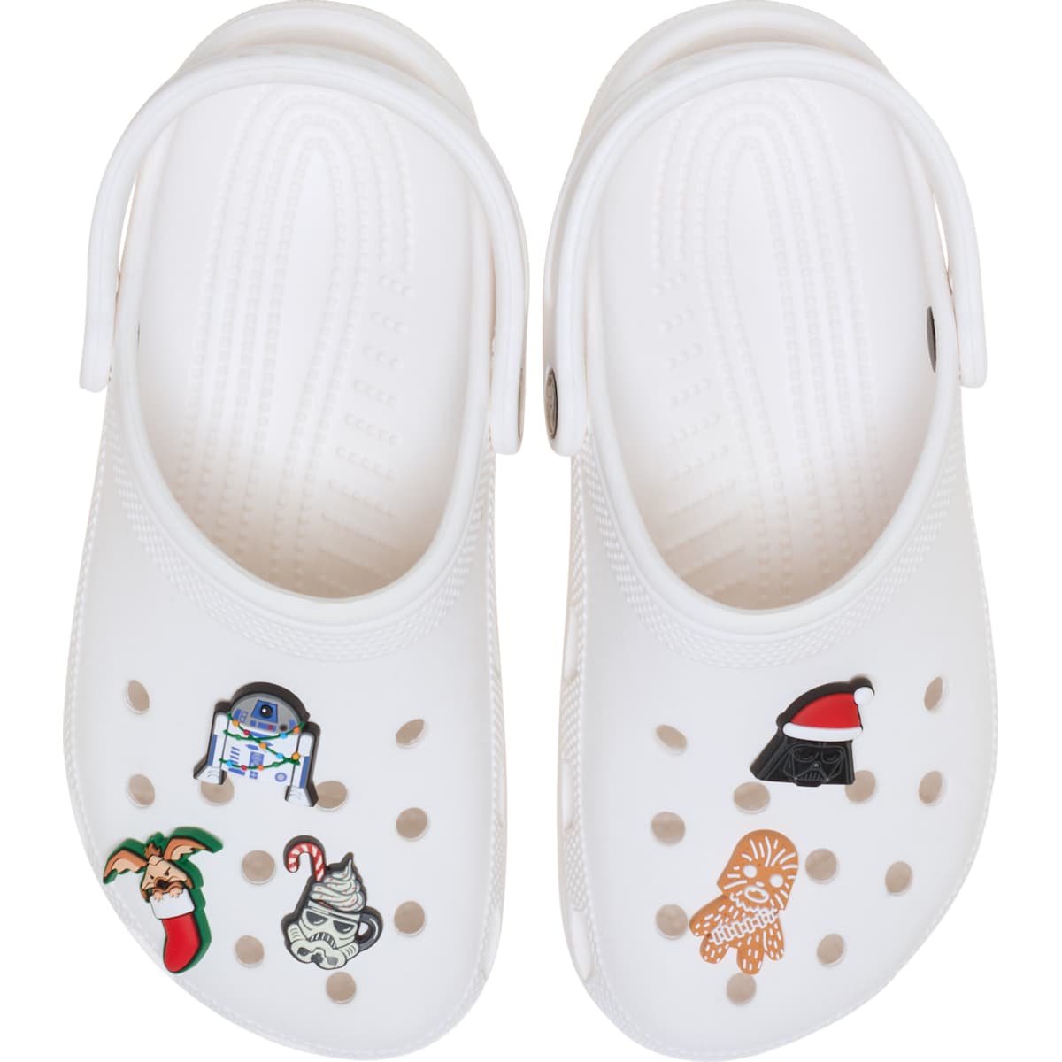 как выглядит Crocs Jibbitz Christmas Winter Holiday Shoe Charms 5-Pack фото