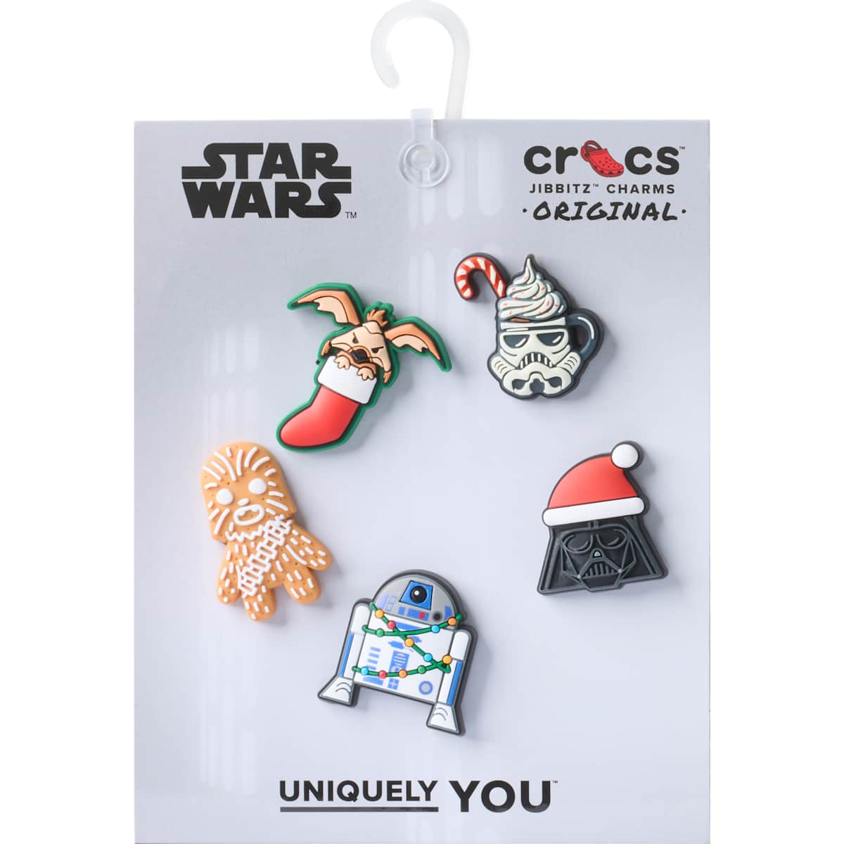 как выглядит Crocs Jibbitz Christmas Winter Holiday Shoe Charms 5-Pack фото