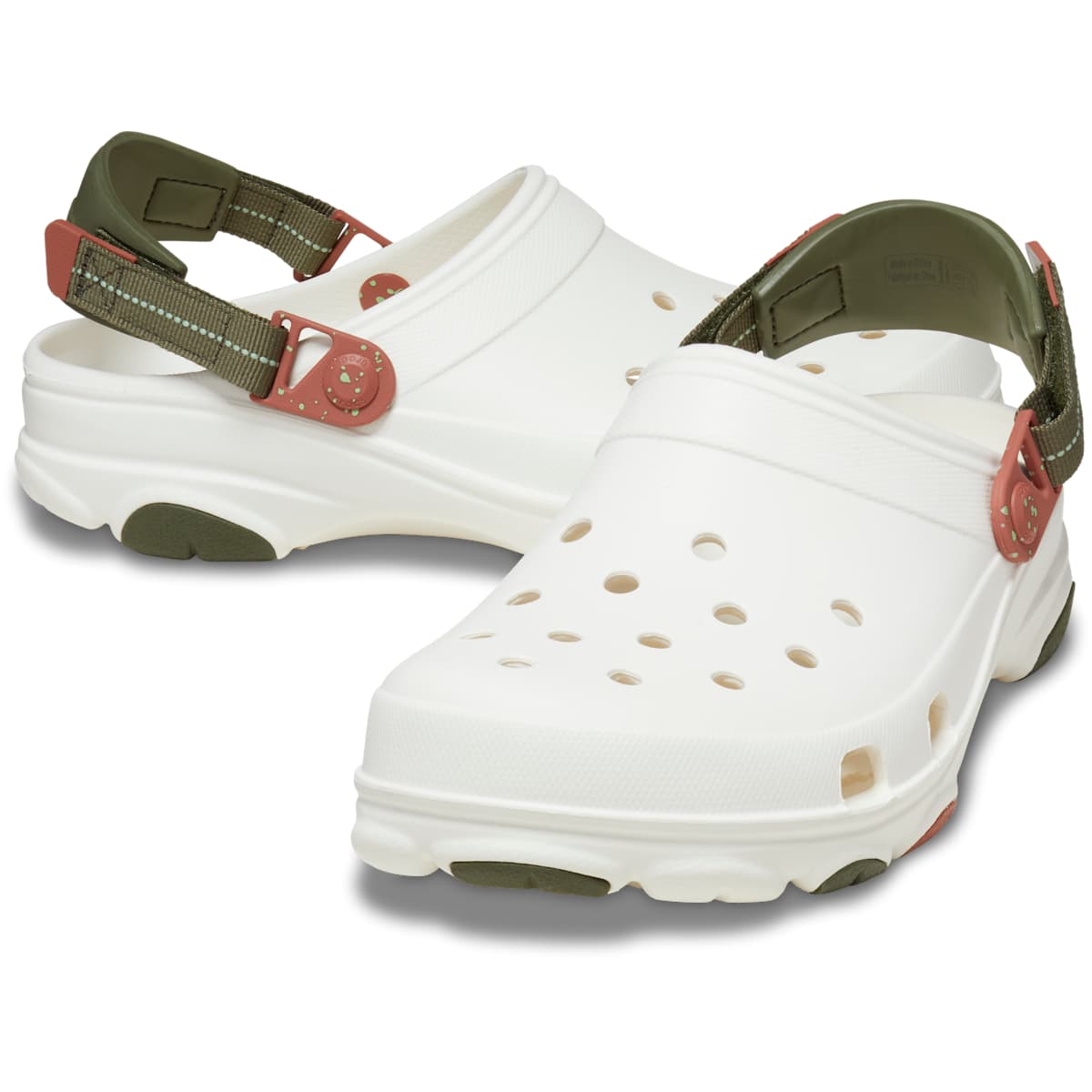 Crocs Women's and Men's Shoes - All Terrain Adjustable Slip On Clogs