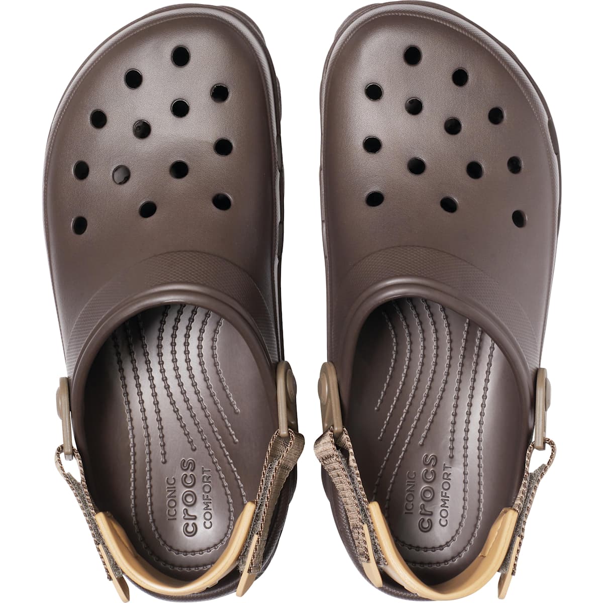 Crocs Women's and Men's Shoes - All Terrain Adjustable Slip On Clogs