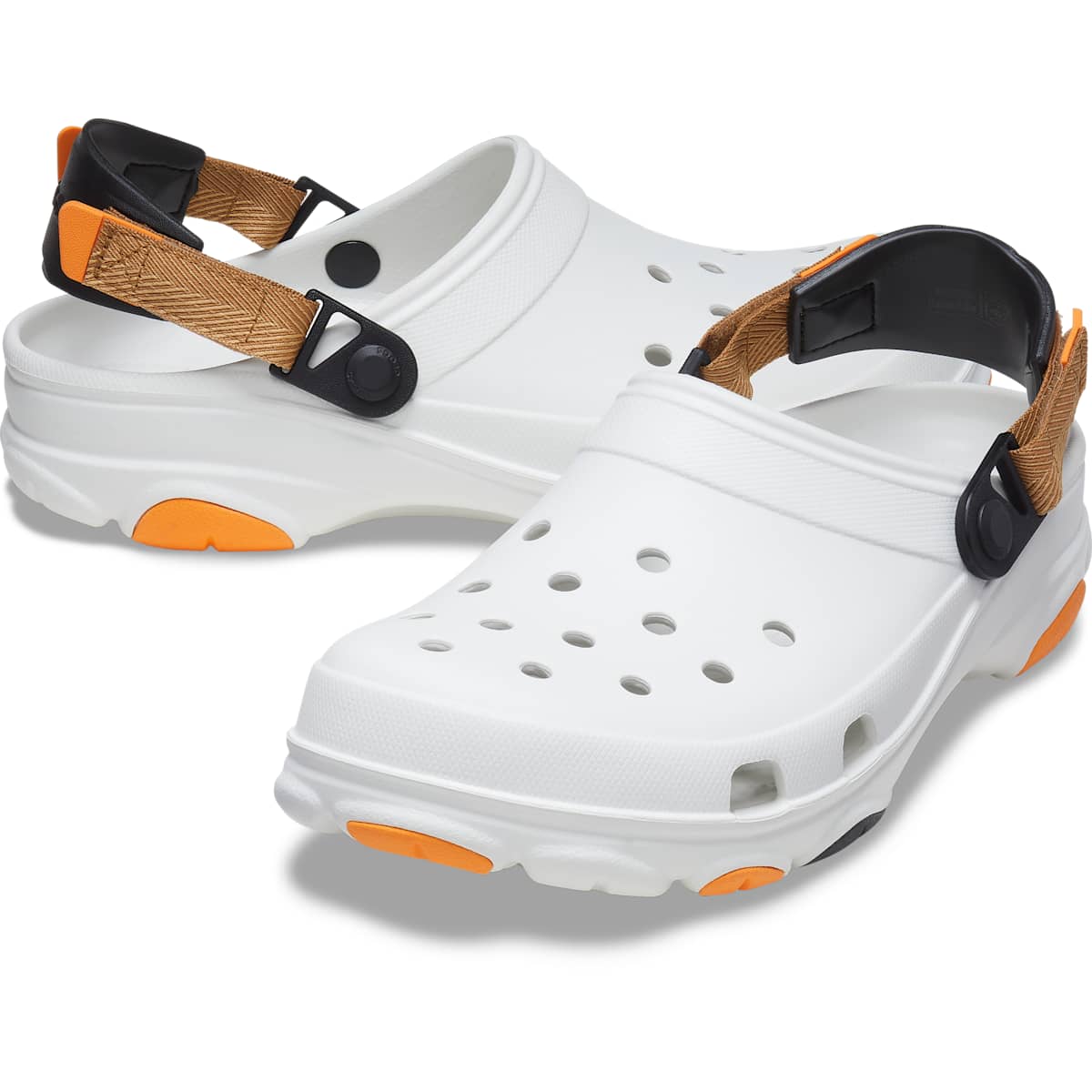 Crocs Women's and Men's Shoes - All Terrain Adjustable Slip On Clogs