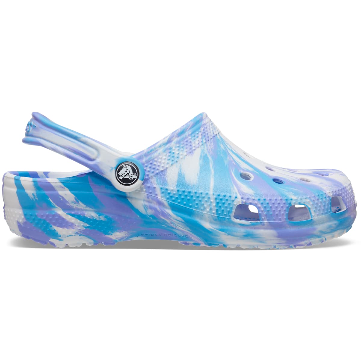 Crocs Men's and Women's Shoes - Classic Marble Tie Dye Clogs, Slip On Shoes