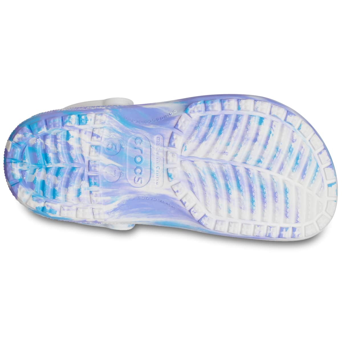 Crocs Men's and Women's Shoes - Classic Marble Tie Dye Clogs, Slip On Shoes