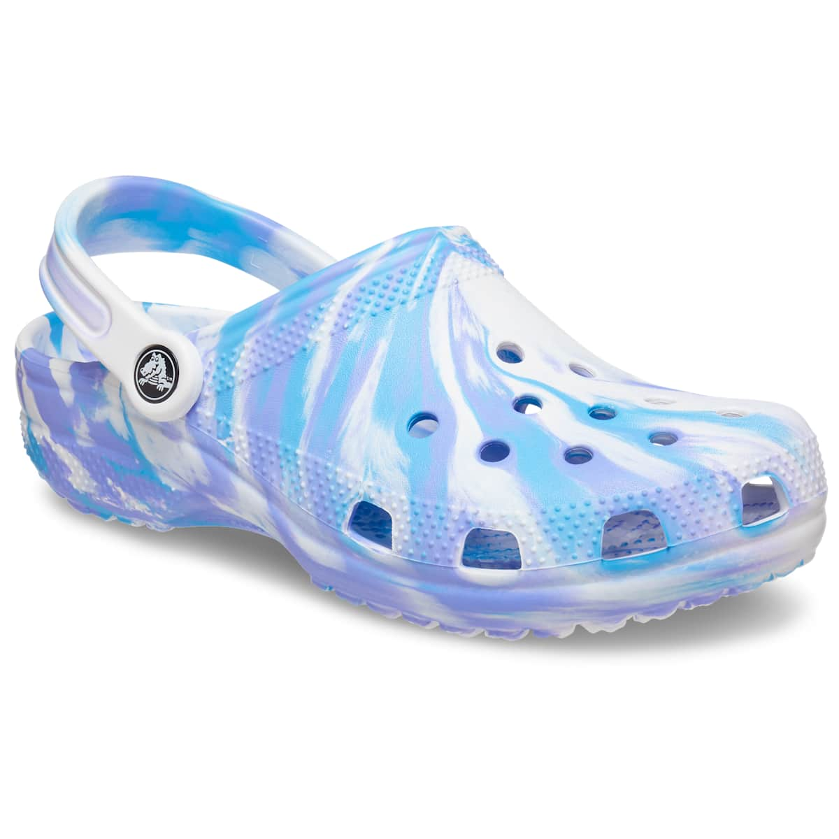 Crocs Men's and Women's Shoes - Classic Marble Tie Dye Clogs, Slip On Shoes