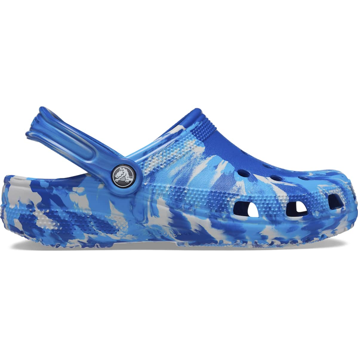 Crocs Men's and Women's Shoes - Classic Marble Tie Dye Clogs, Slip On Shoes