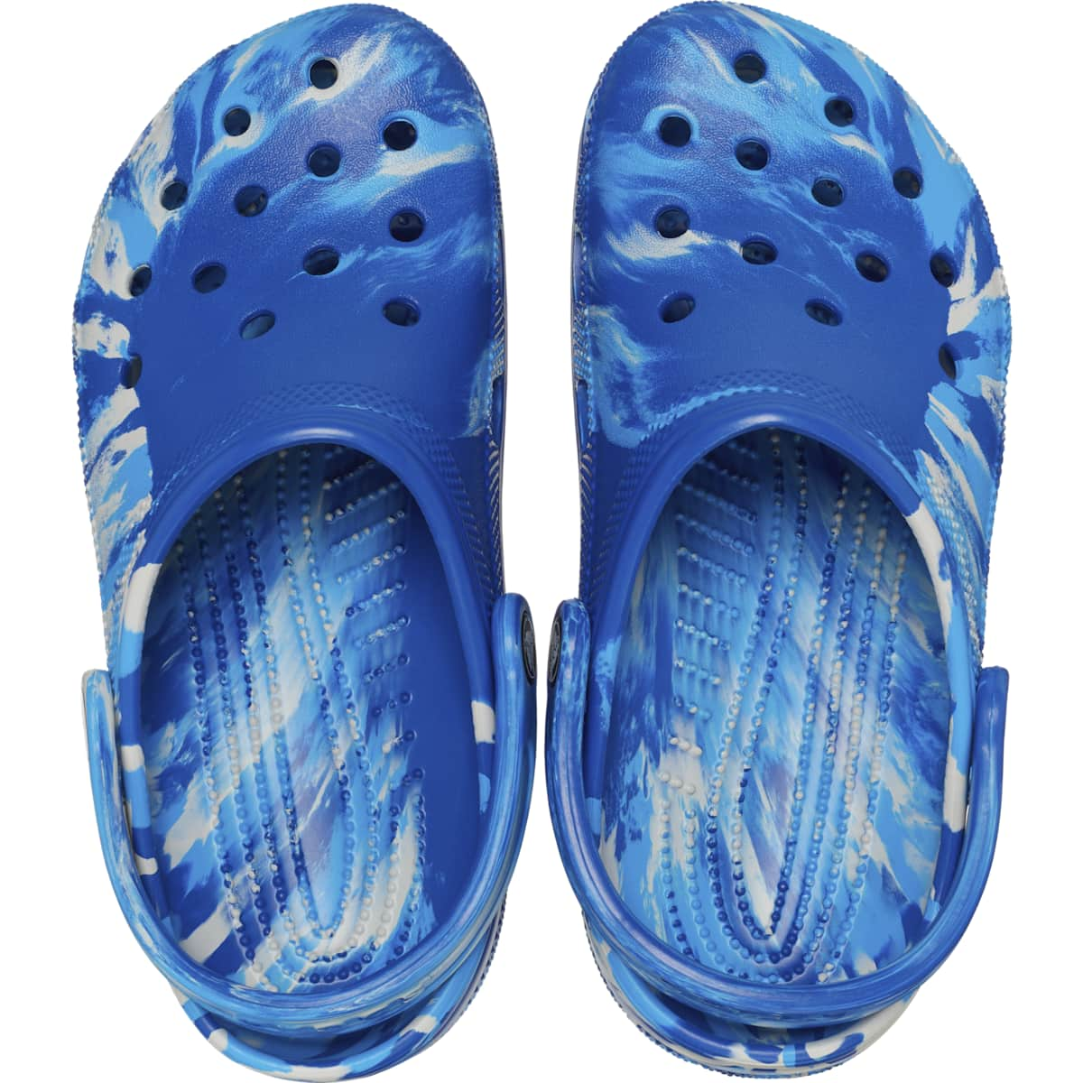 Crocs Men's and Women's Shoes - Classic Marble Tie Dye Clogs, Slip On Shoes