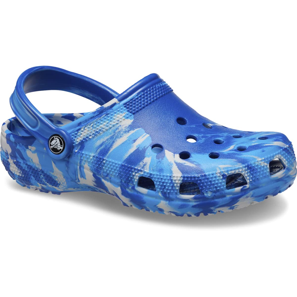 Crocs Men's and Women's Shoes - Classic Marble Tie Dye Clogs, Slip On Shoes