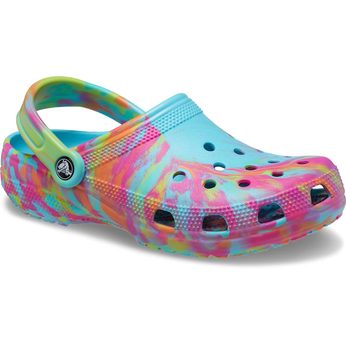 Crocs Men's and Women's Shoes - Classic Marble Tie Dye Clogs, Slip On Shoes