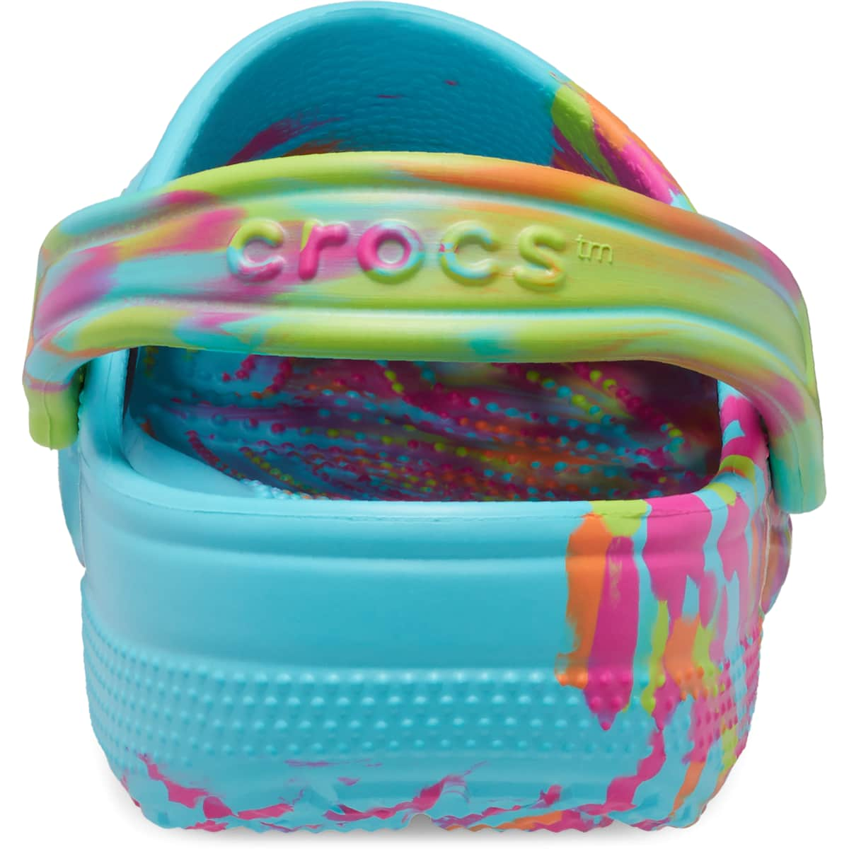 Crocs Men's and Women's Shoes - Classic Marble Tie Dye Clogs, Slip On Shoes