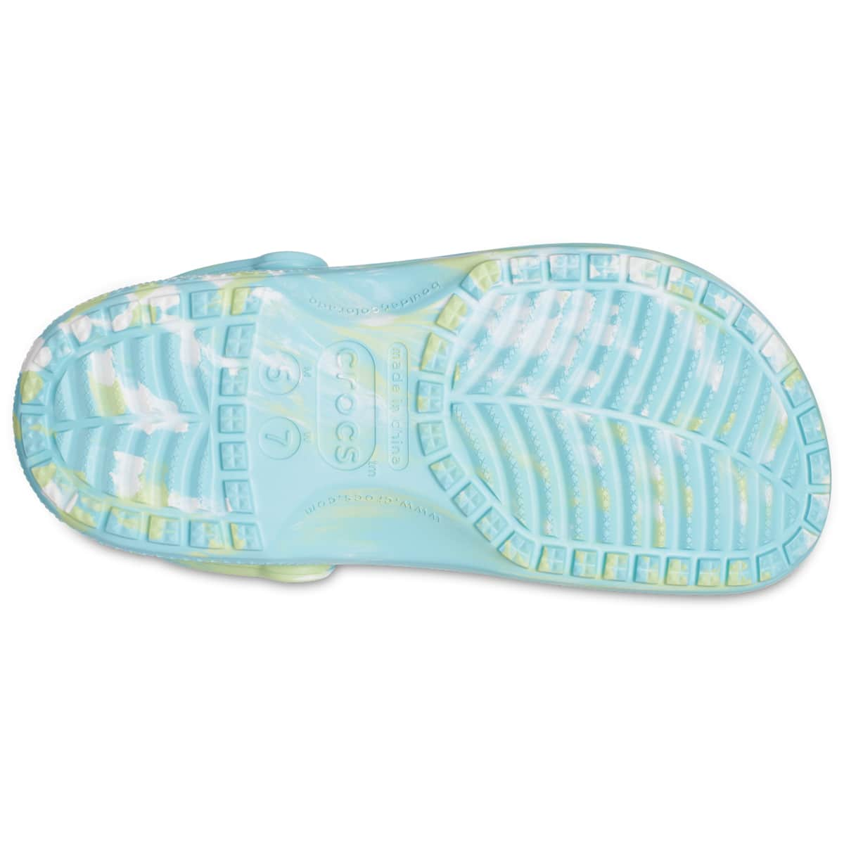 Crocs Men's and Women's Shoes - Classic Marble Tie Dye Clogs, Slip On Shoes