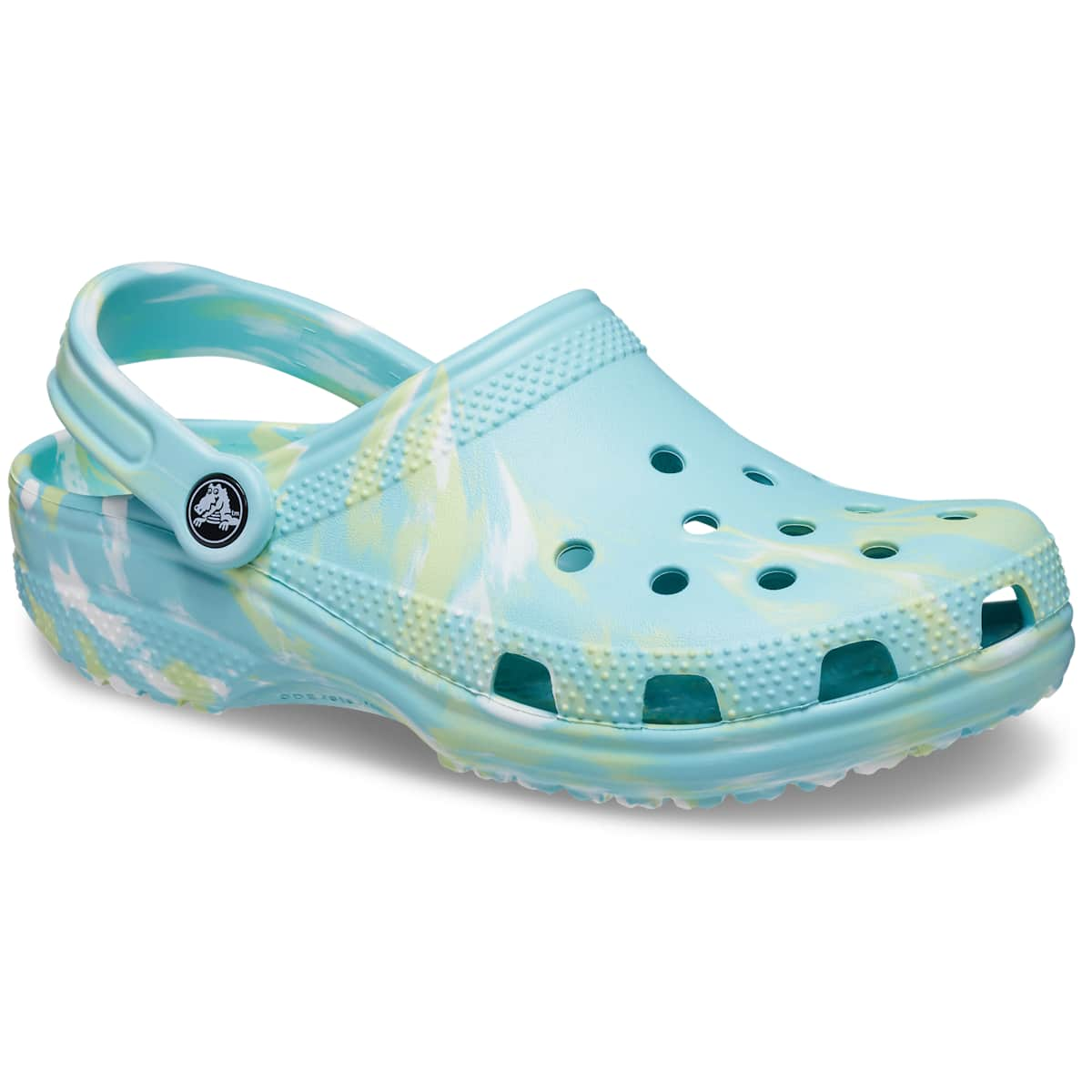 Crocs Men's and Women's Shoes - Classic Marble Tie Dye Clogs, Slip On Shoes