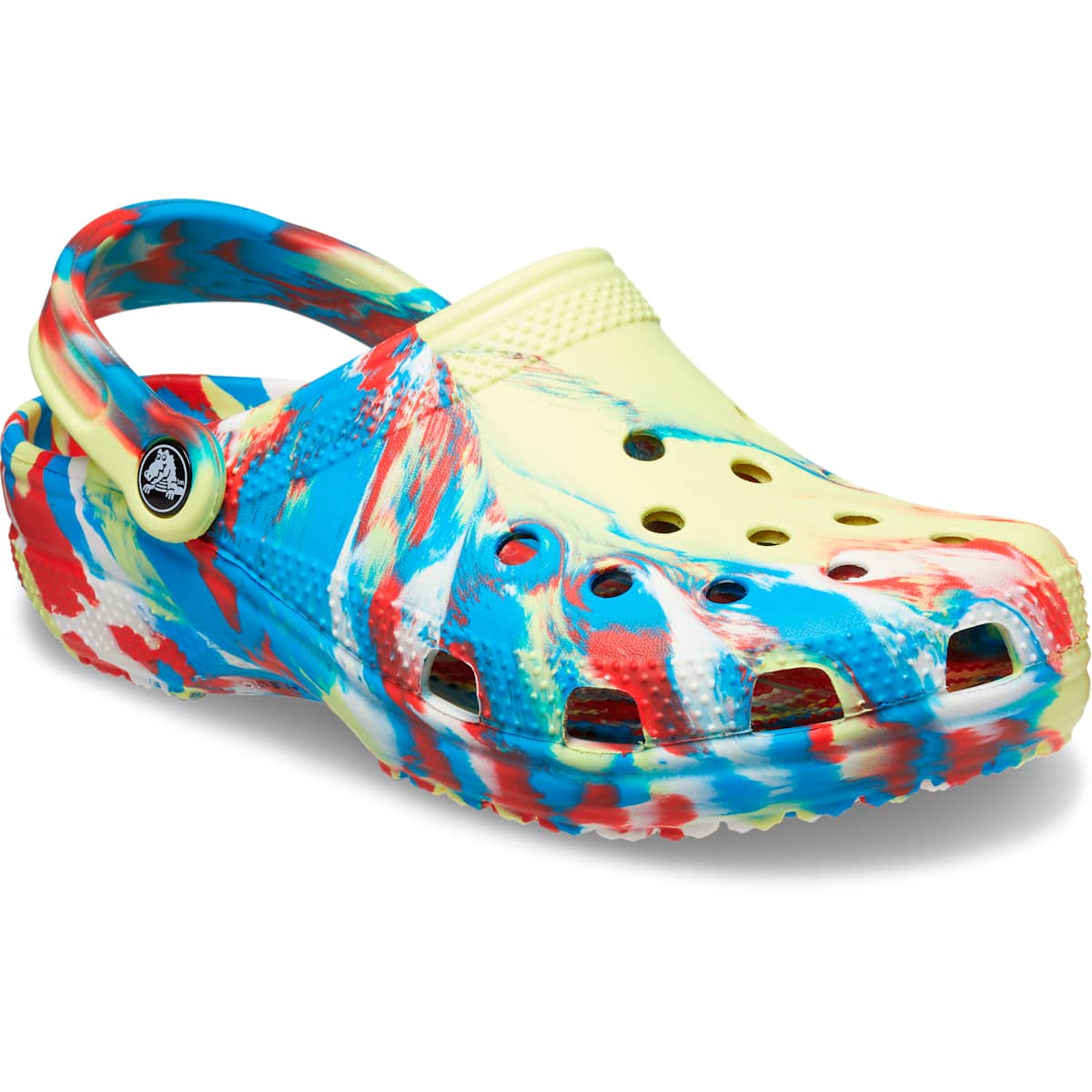 Crocs Men's and Women's Shoes - Classic Marble Tie Dye Clogs, Slip On Shoes