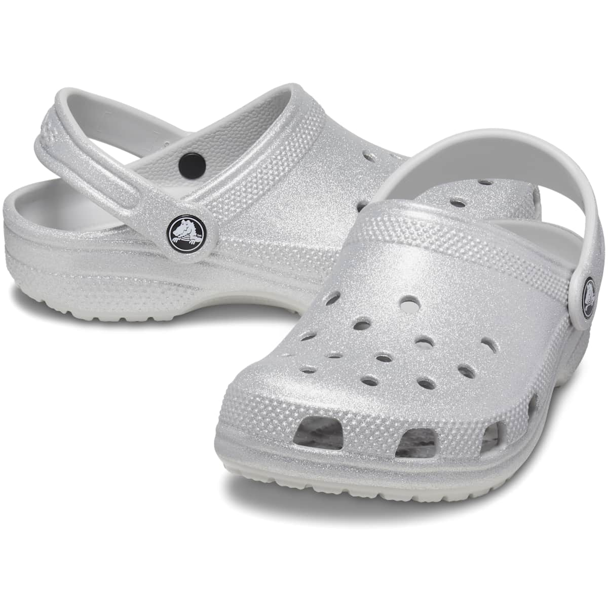 Crocs Kids' Shoes - Classic Glitter Clogs, Glitter Shoes for Girls and Boys