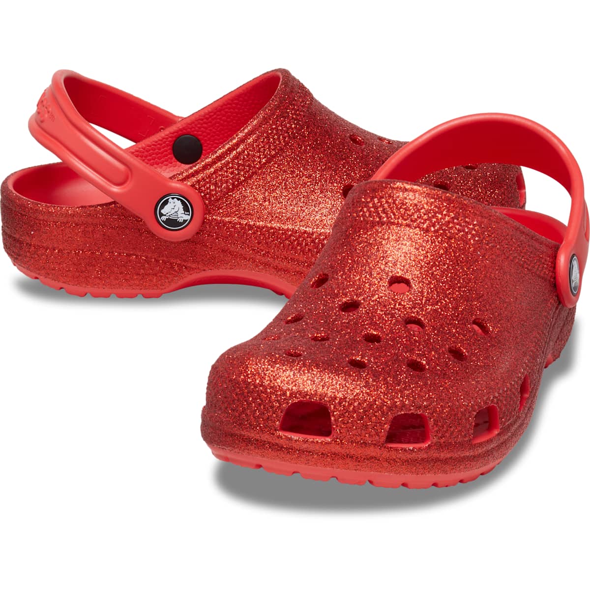 Crocs Kids' Shoes - Classic Glitter Clogs, Glitter Shoes for Girls and Boys