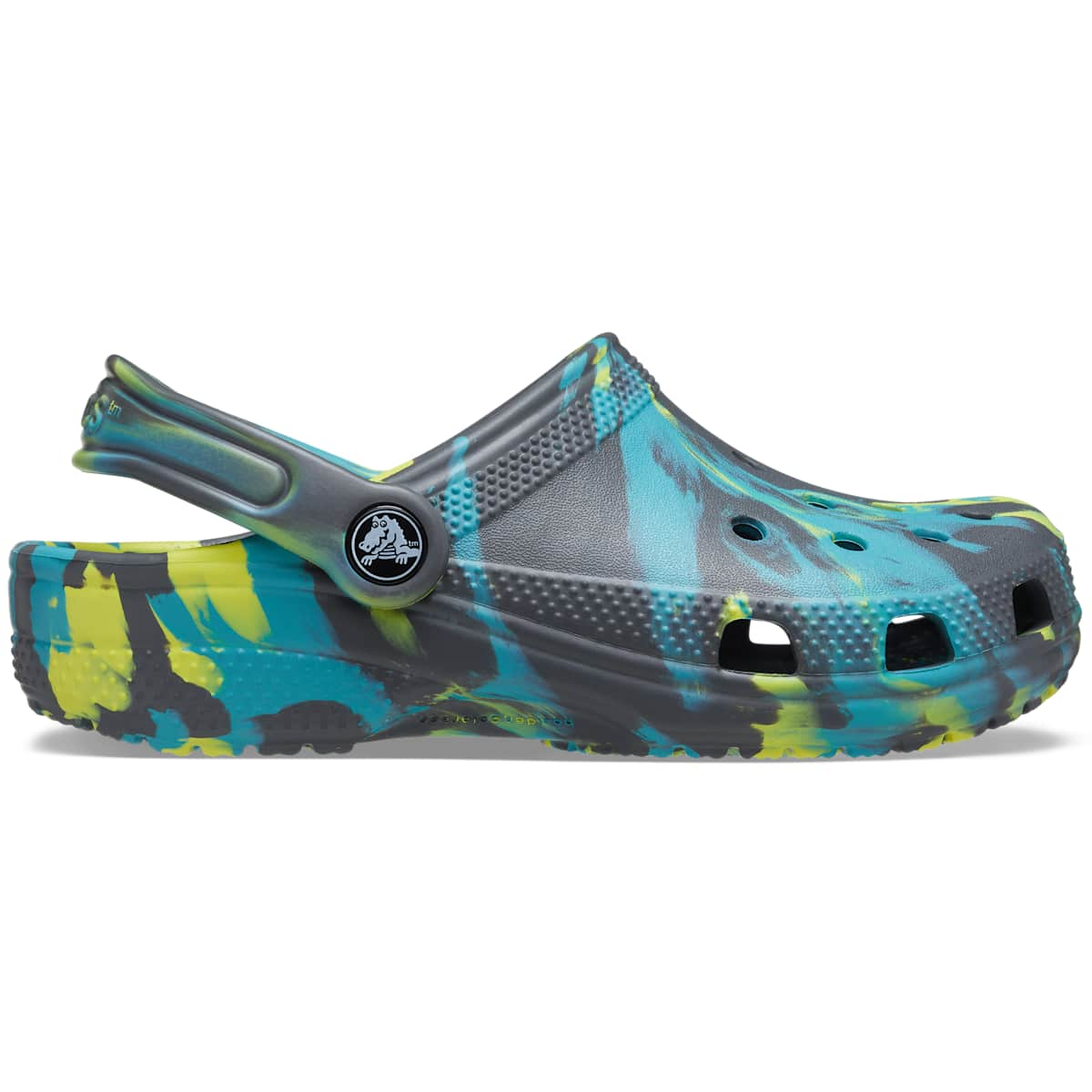 Crocs Kids' Shoes - Classic Marble Tie Dye Clogs, Water Shoes, Slip On Shoes