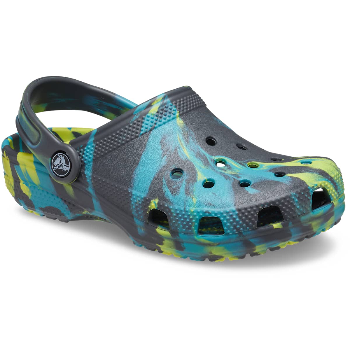 Crocs Kids' Shoes - Classic Marble Tie Dye Clogs, Water Shoes, Slip On Shoes