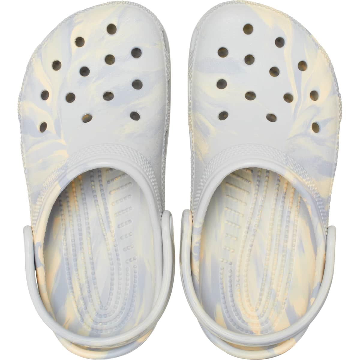 Crocs Kids' Shoes - Classic Marble Tie Dye Clogs, Water Shoes, Slip On Shoes