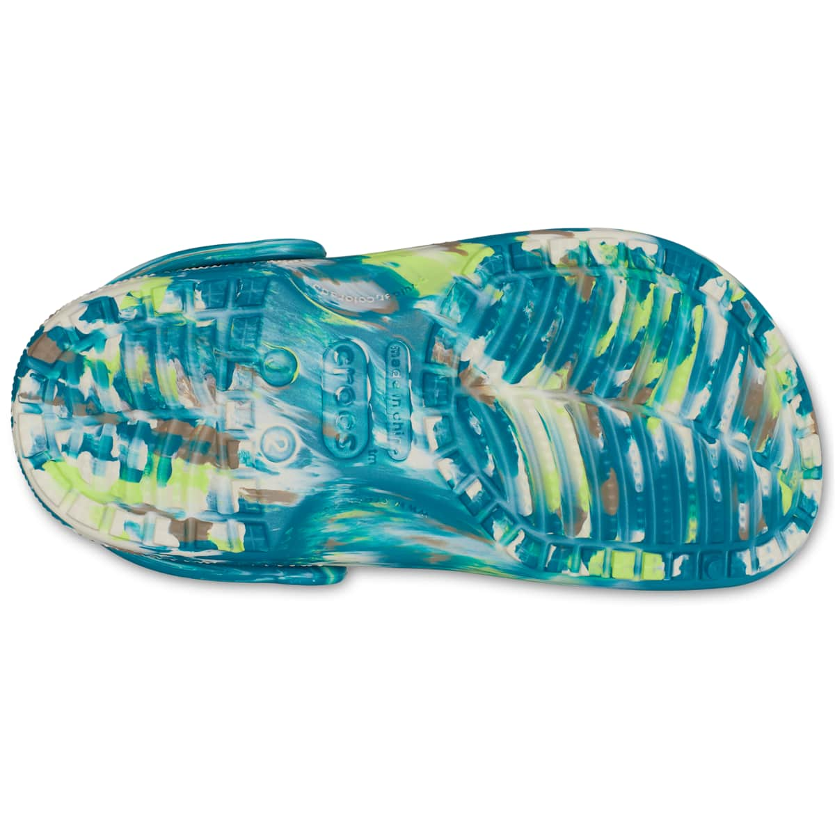 Crocs Kids' Shoes - Classic Marble Tie Dye Clogs, Water Shoes, Slip On Shoes