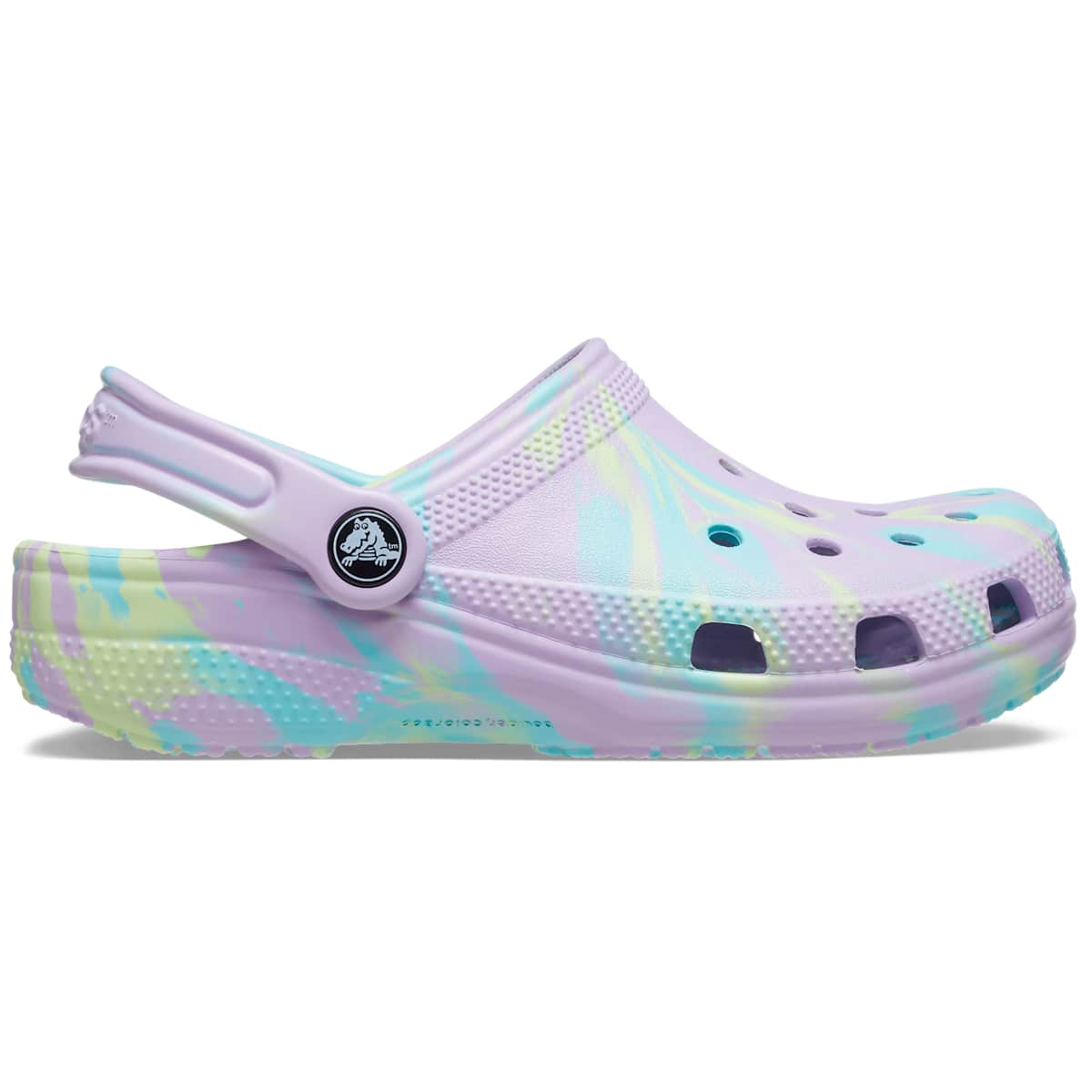 Crocs Kids' Shoes - Classic Marble Tie Dye Clogs, Water Shoes, Slip On Shoes