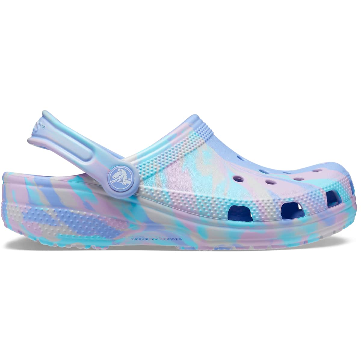 Crocs Kids' Shoes - Classic Marble Tie Dye Clogs, Water Shoes, Slip On Shoes