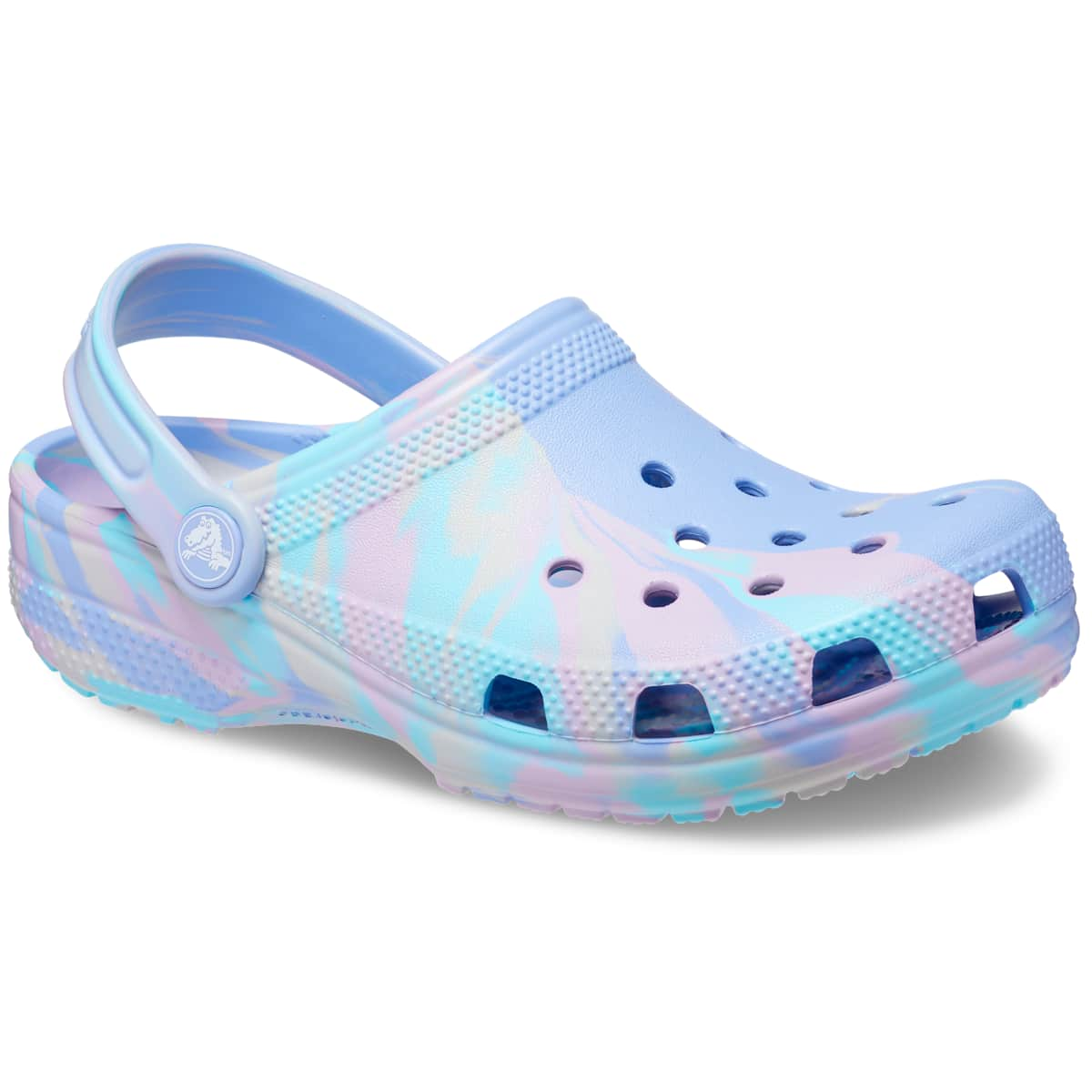 Crocs Kids' Shoes - Classic Marble Tie Dye Clogs, Water Shoes, Slip On Shoes