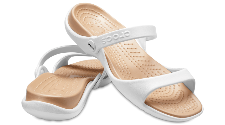 [クロックス公式] サンダル クレオ サンダル レディース、ウィメンズ、女性用 ホワイト/白 21cm Women's Cleo Sandal 30%OFF セール アウトレット