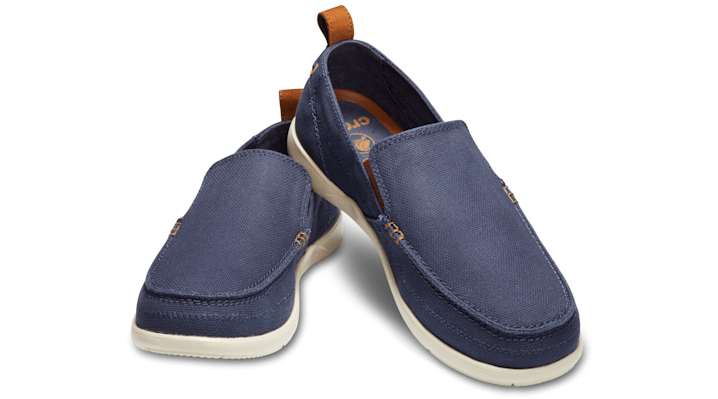 [クロックス公式] ローファー ワルー スリップオン メン メンズ、男性用 ブルー/青 26cm Men's Walu Slip-On 30%OFF セール アウトレット