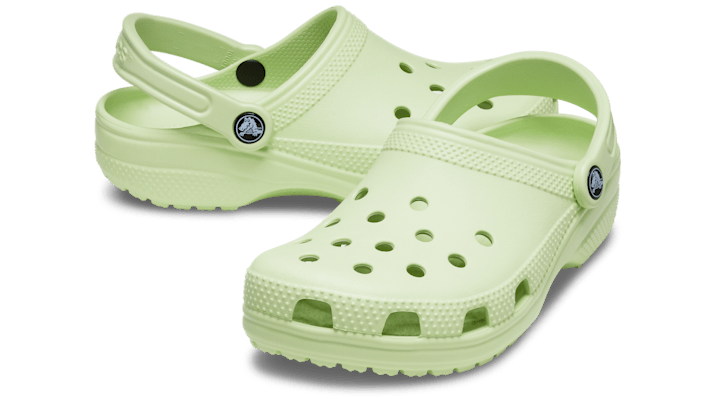 Salmon Pink Crocs - The details description