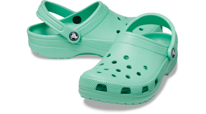 Shop Crocs Classic Clog In Jade Stone