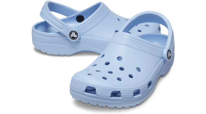 Shop Crocs Classic Clog In Blue Calcite
