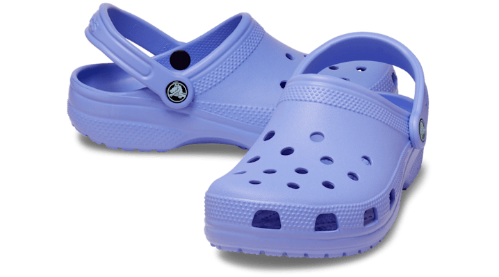 Crocs Classic Clog Beach Unisex Crystal Purple Sandals In Digital Violet