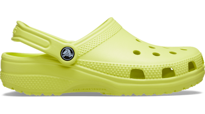 Crocs Unisex Classic Clogs In Neon Yellow In Citrus