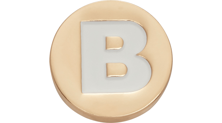 Jibbitz Gold Letter B
