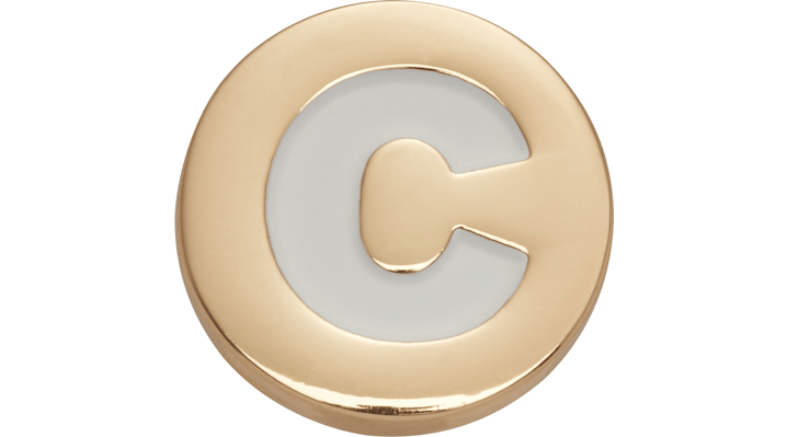 

Gold Letter C