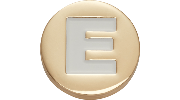 

Gold Letter E