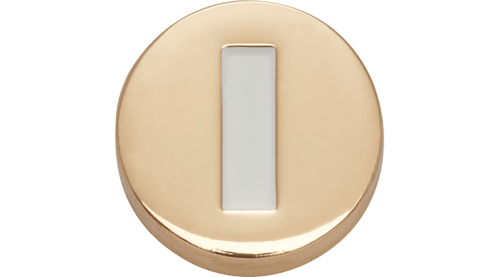 Jibbitz Gold Letter I
