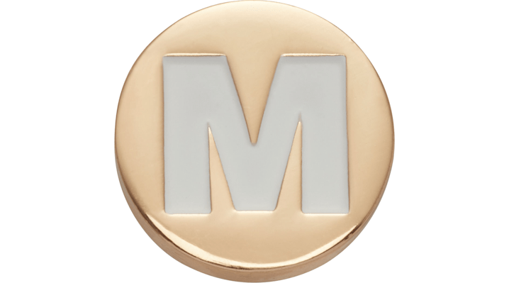 

Gold Letter M