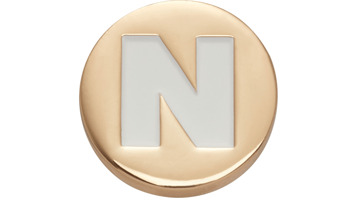 

Gold Letter N