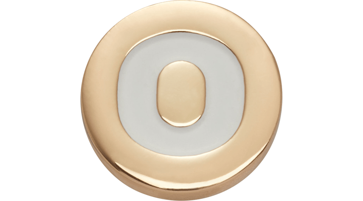 Jibbitz Gold Letter O