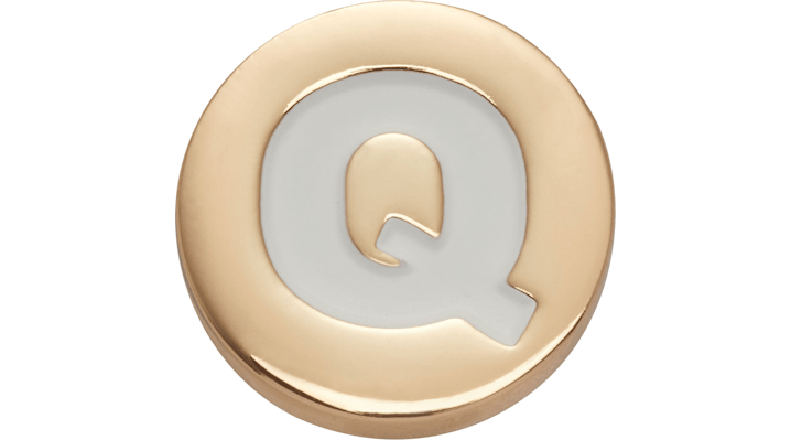 

Gold Letter Q