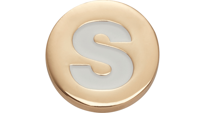 Jibbitz Gold Letter S